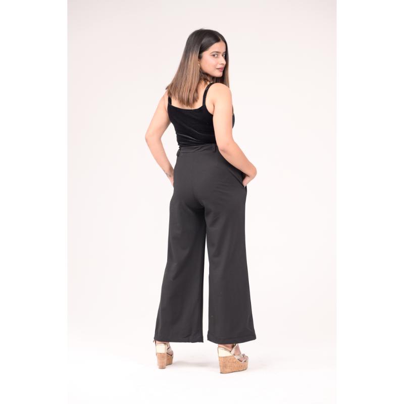 High Rise Parallel Trousers