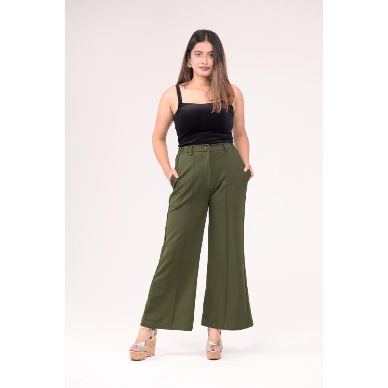 High Rise Parallel Trousers