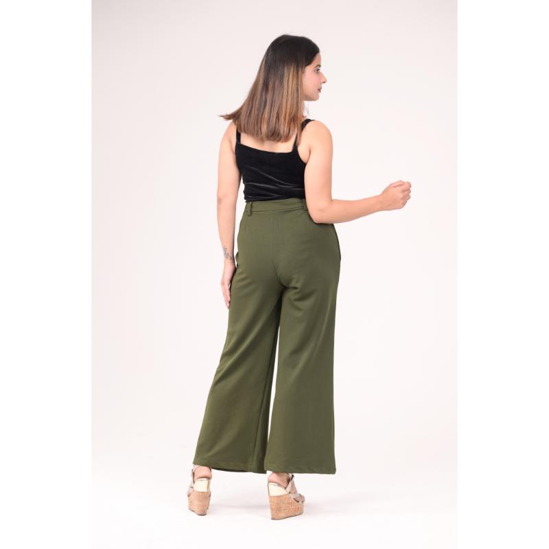 High Rise Parallel Trousers