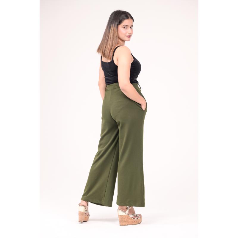 High Rise Parallel Trousers