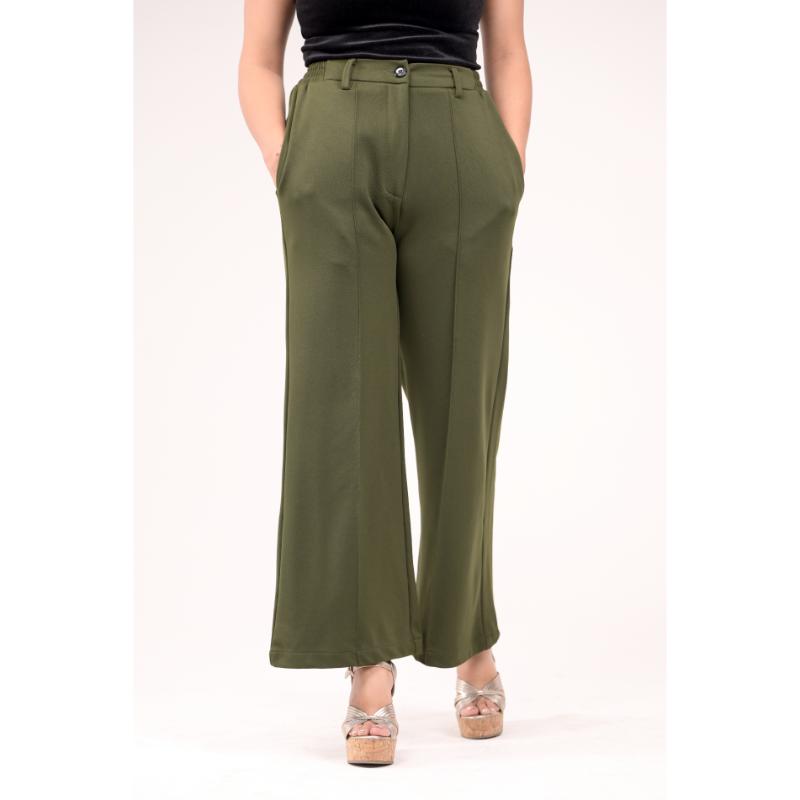 High Rise Parallel Trousers