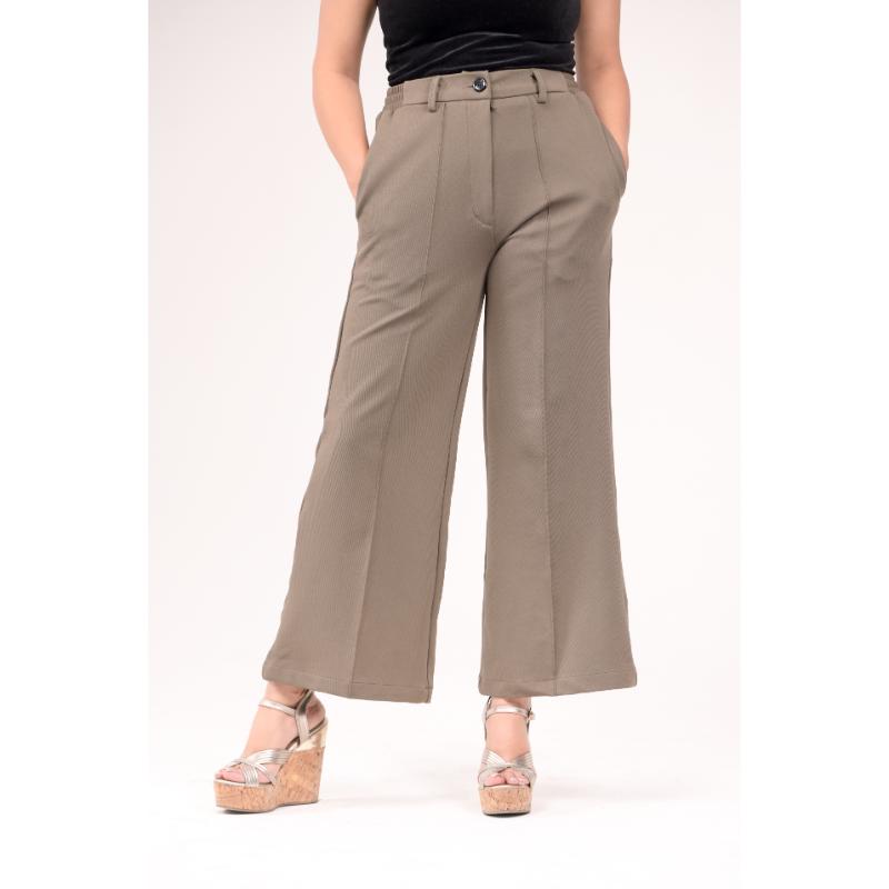 High Rise Parallel Trousers