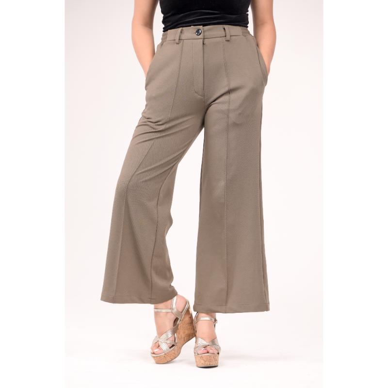 High Rise Parallel Trousers