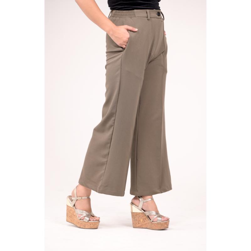 High Rise Parallel Trousers