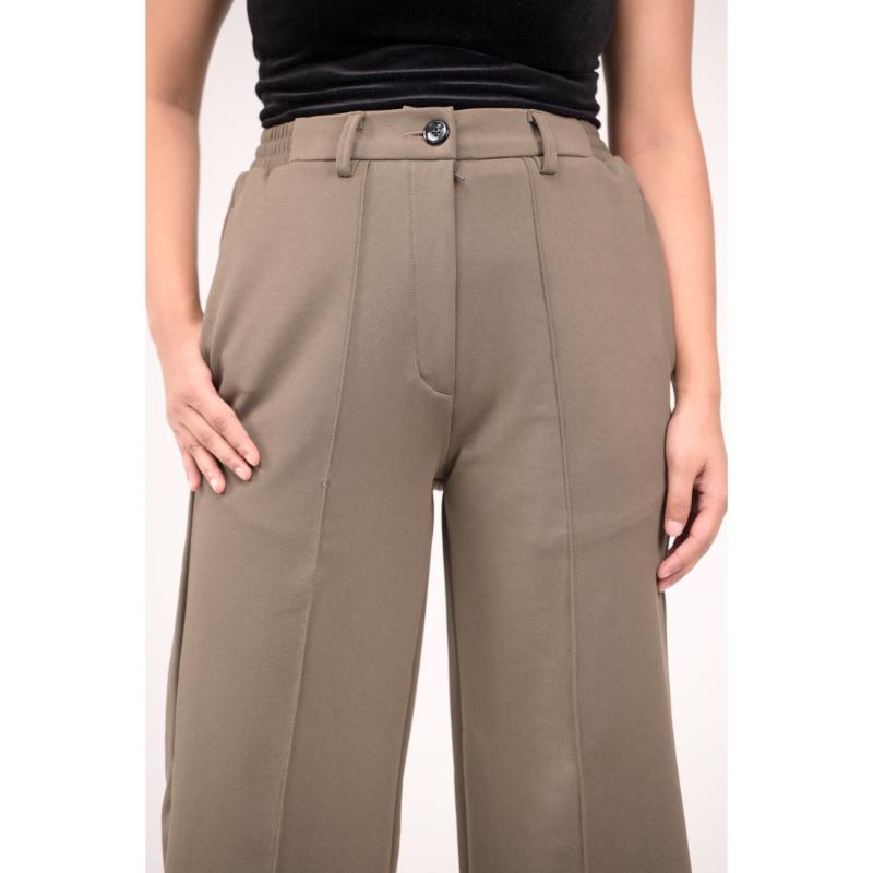 High Rise Parallel Trousers