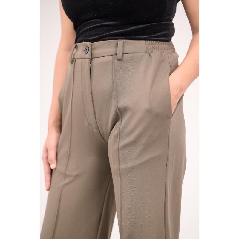 High Rise Parallel Trousers