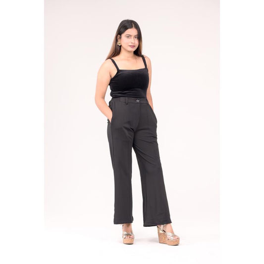 High Rise Parallel Trousers