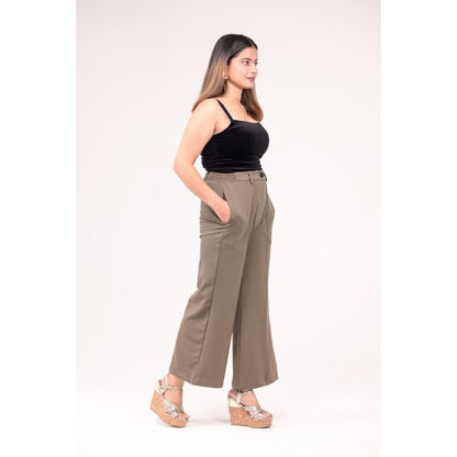 High Rise Parallel Trousers