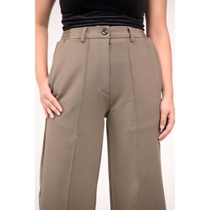 High Rise Parallel Trousers